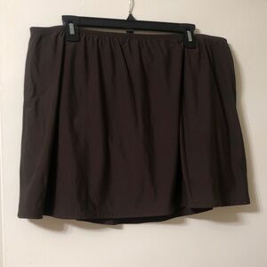 Women’s Brown Swim Skirt Cover-Up